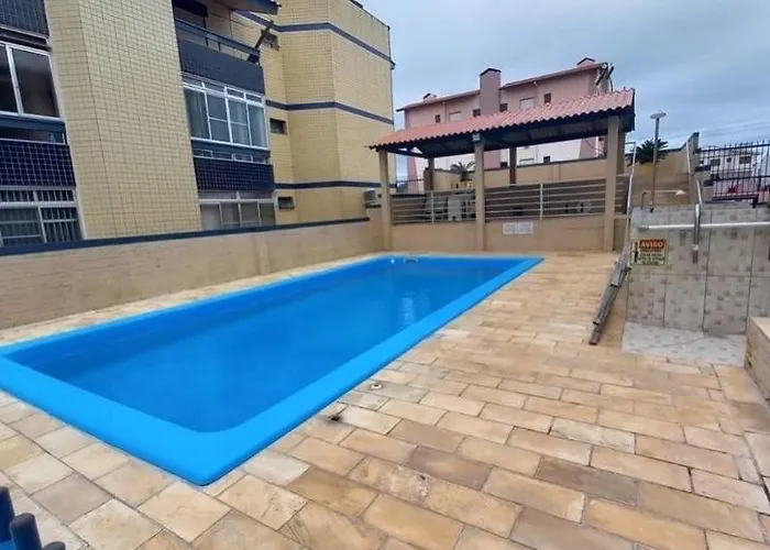 JK próximo ao mar com piscina em Capão Novo