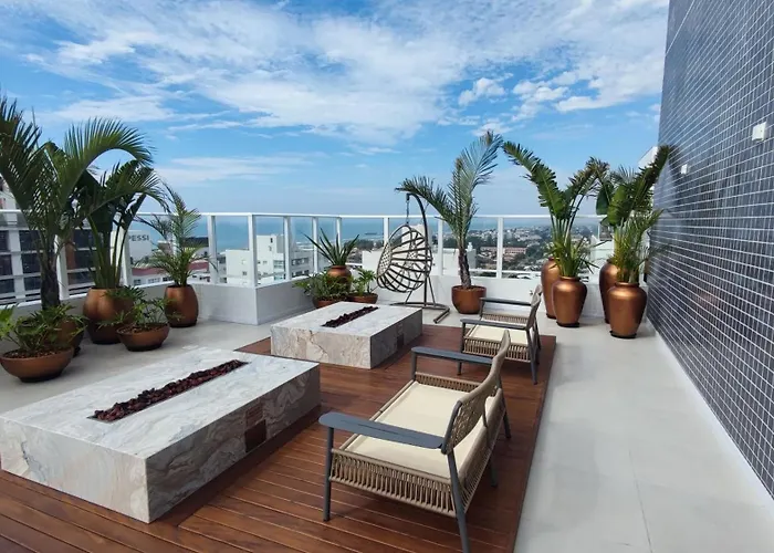 Apartamento Sofisticado Ed Del Paine terraço com hidro